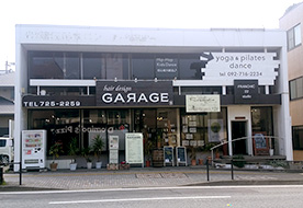 ガレージ美容室 笹丘店舗
